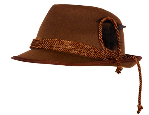 Tiroler hoed bruin