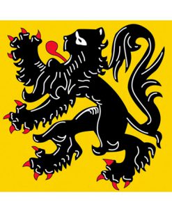 Vlaamse leeuw vlag 90 op 150 cm