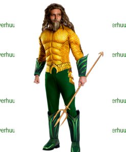 Aquaman DC jumpsuit groen goud