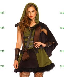 Robin hood arrow jurk bruin groen bos jungle