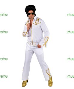 Elvis wit goud icoon