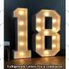 18  Lichtgevende letters combinatie voorbeeld