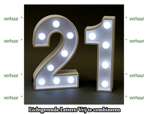 21  Lichtgevende letters combinatie voorbeeld