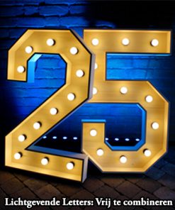25  Lichtgevende letters combinatie voorbeeld